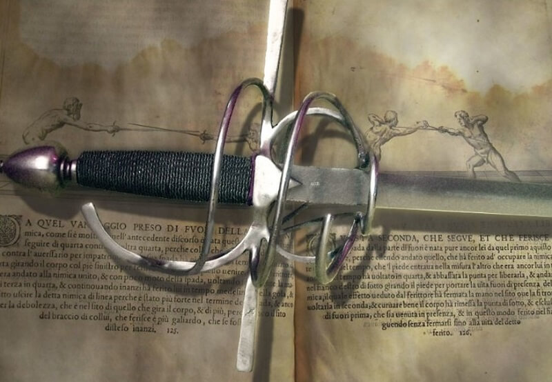 sword on paper